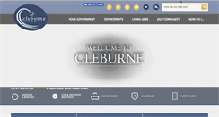 Desktop Screenshot of cleburne.net